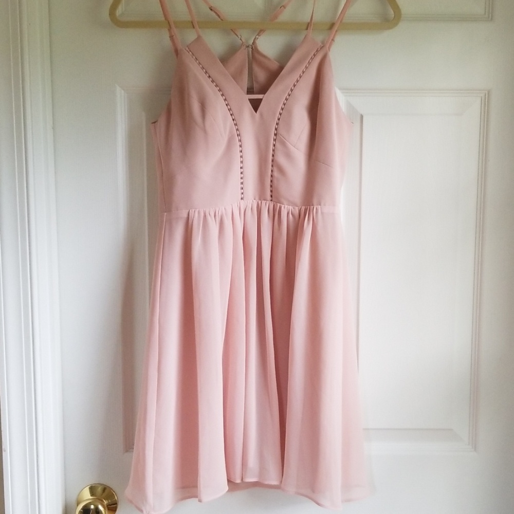 BCBGeneration blush pink dress
